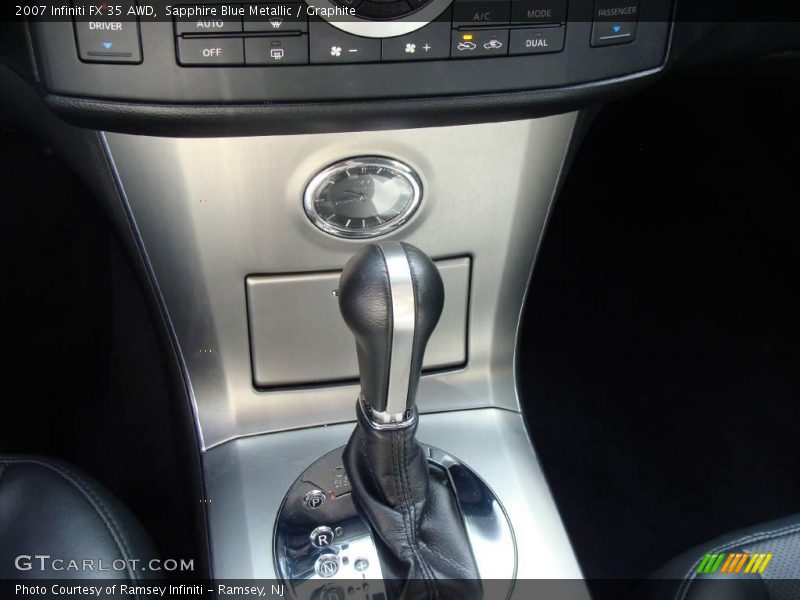 Sapphire Blue Metallic / Graphite 2007 Infiniti FX 35 AWD