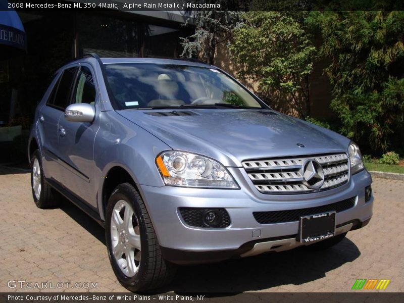 Alpine Rain Metallic / Macadamia 2008 Mercedes-Benz ML 350 4Matic