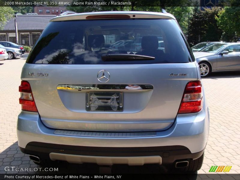 Alpine Rain Metallic / Macadamia 2008 Mercedes-Benz ML 350 4Matic