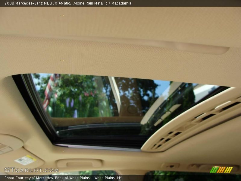 Alpine Rain Metallic / Macadamia 2008 Mercedes-Benz ML 350 4Matic
