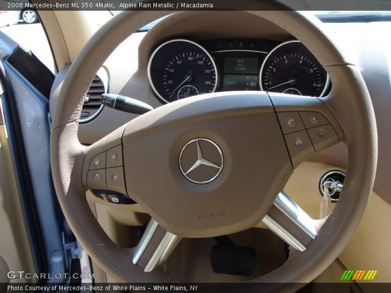 Alpine Rain Metallic / Macadamia 2008 Mercedes-Benz ML 350 4Matic