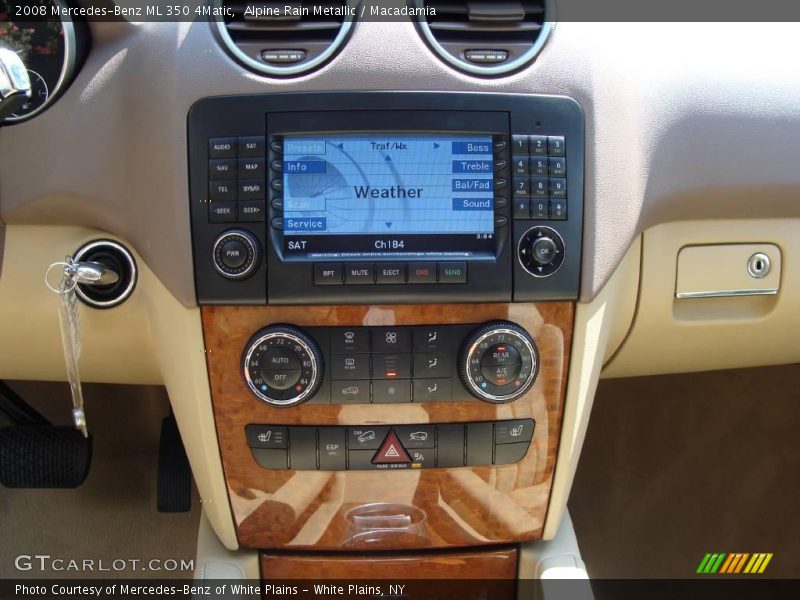 Alpine Rain Metallic / Macadamia 2008 Mercedes-Benz ML 350 4Matic