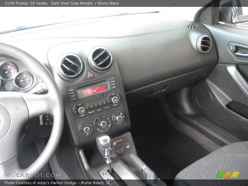 Dark Steel Gray Metallic / Ebony Black 2008 Pontiac G6 Sedan