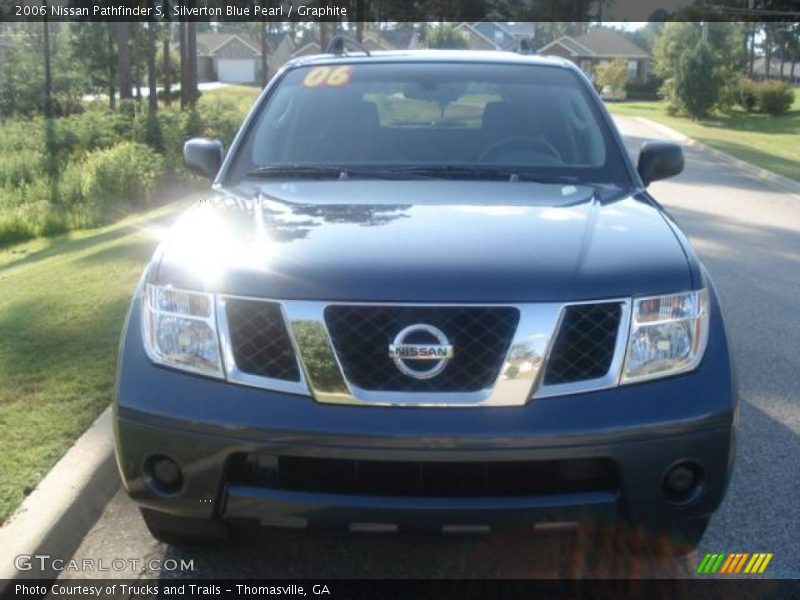 Silverton Blue Pearl / Graphite 2006 Nissan Pathfinder S