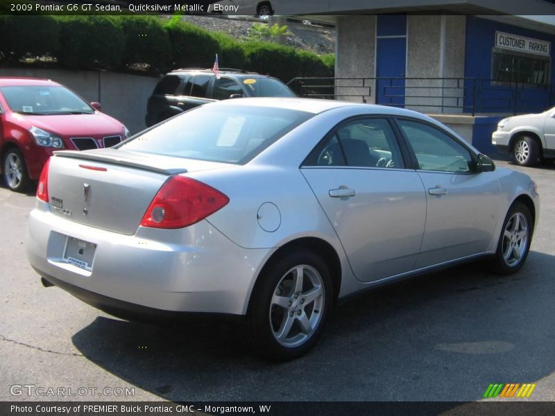 Quicksilver Metallic / Ebony 2009 Pontiac G6 GT Sedan