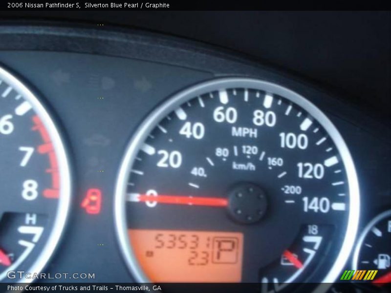 Silverton Blue Pearl / Graphite 2006 Nissan Pathfinder S
