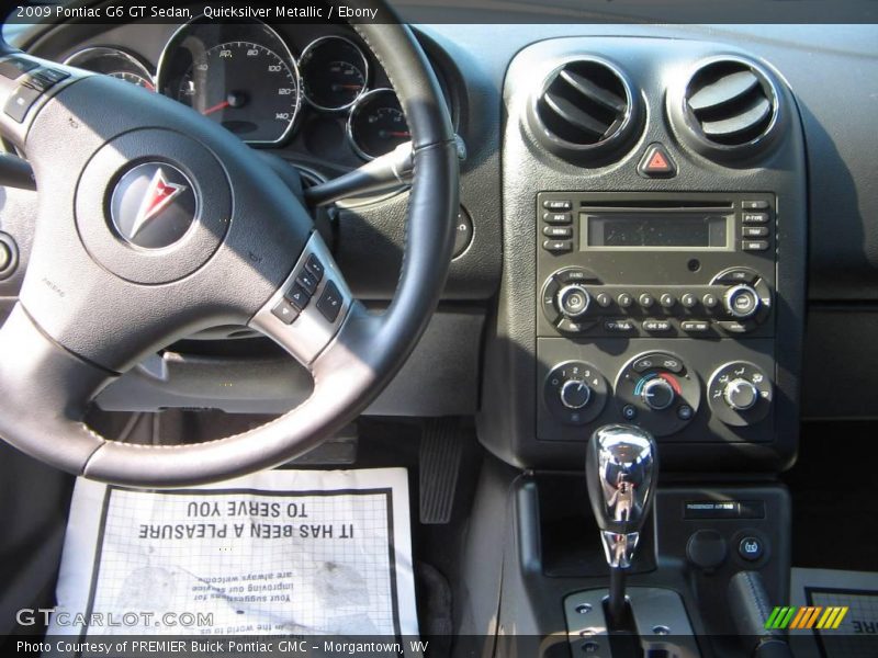 Quicksilver Metallic / Ebony 2009 Pontiac G6 GT Sedan