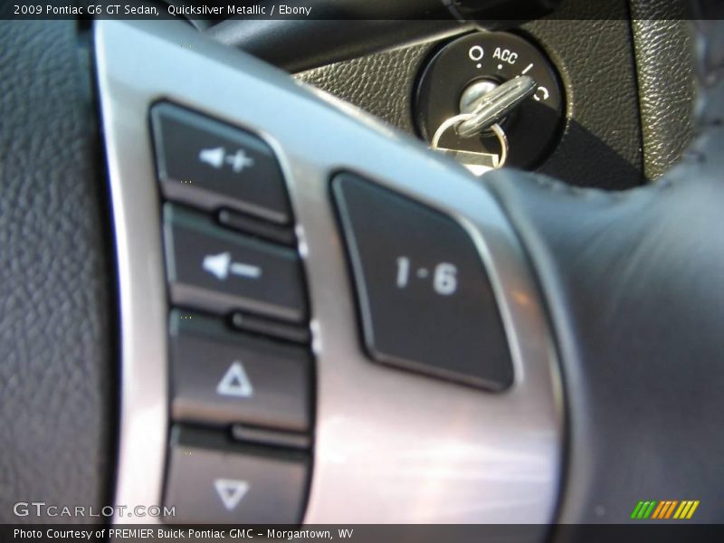 Quicksilver Metallic / Ebony 2009 Pontiac G6 GT Sedan
