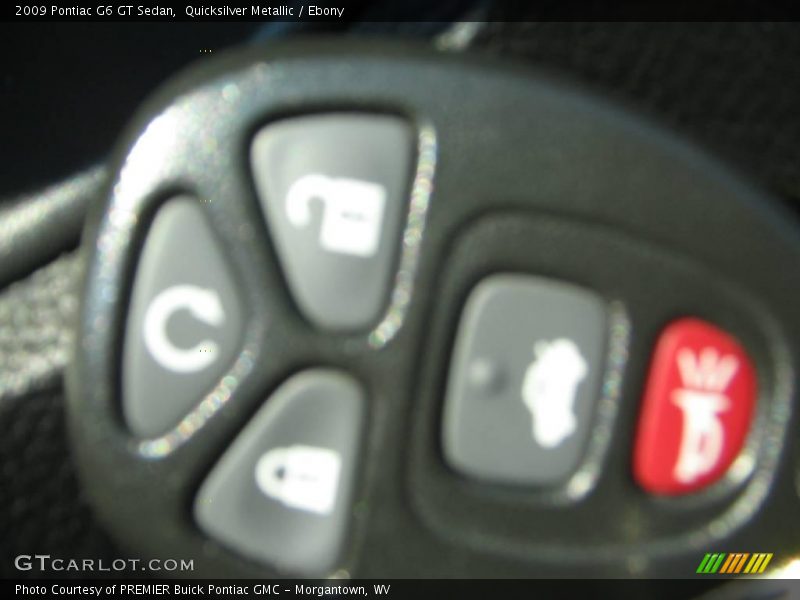 Quicksilver Metallic / Ebony 2009 Pontiac G6 GT Sedan