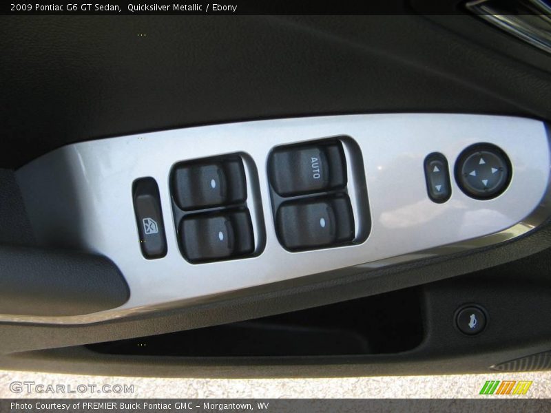 Quicksilver Metallic / Ebony 2009 Pontiac G6 GT Sedan