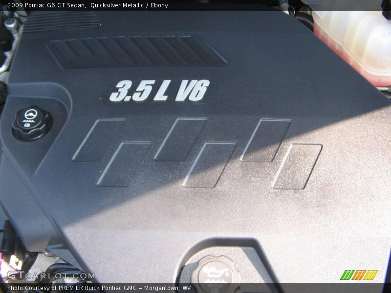 Quicksilver Metallic / Ebony 2009 Pontiac G6 GT Sedan