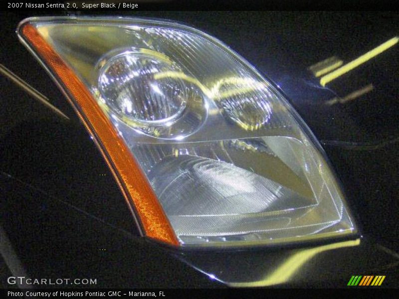 Super Black / Beige 2007 Nissan Sentra 2.0