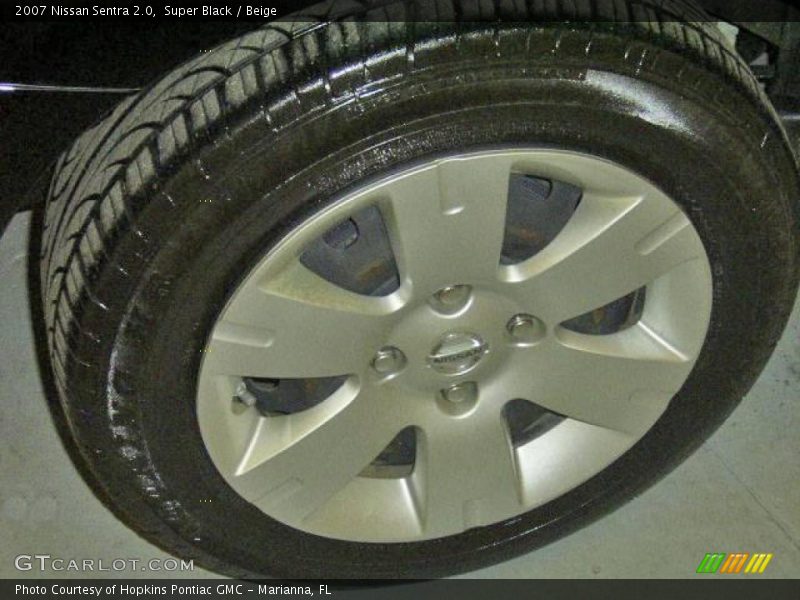 Super Black / Beige 2007 Nissan Sentra 2.0