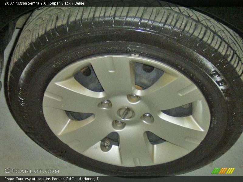 Super Black / Beige 2007 Nissan Sentra 2.0