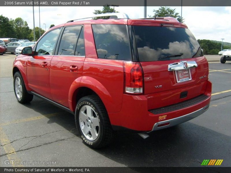 Chili Pepper Red / Tan 2006 Saturn VUE V6 AWD