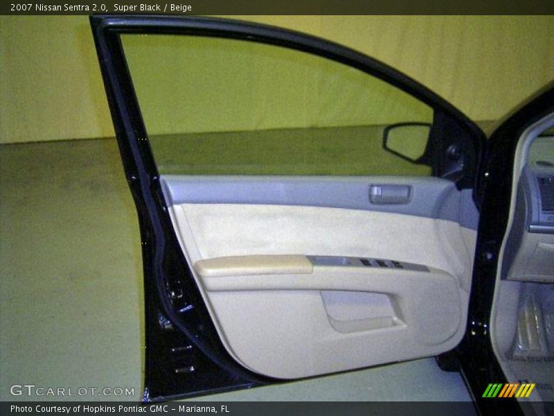Super Black / Beige 2007 Nissan Sentra 2.0