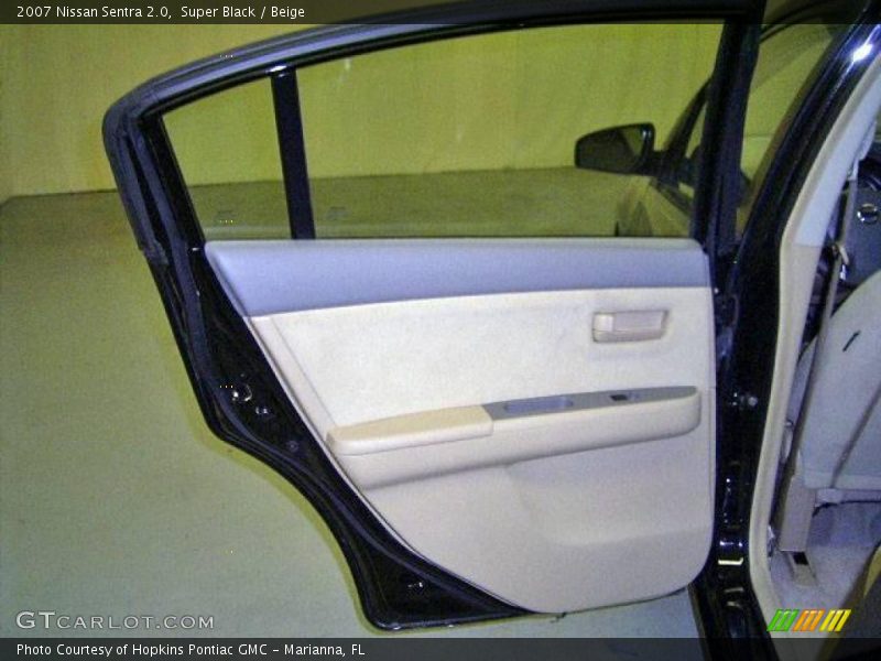 Super Black / Beige 2007 Nissan Sentra 2.0