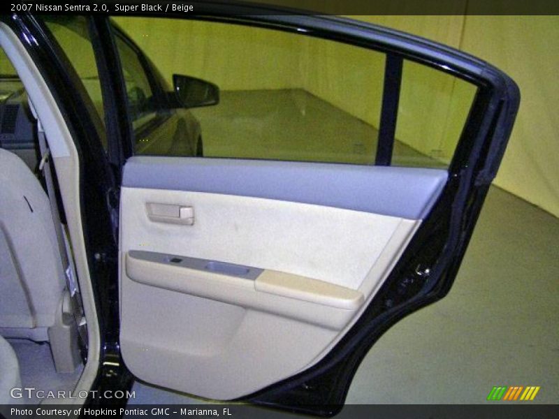 Super Black / Beige 2007 Nissan Sentra 2.0