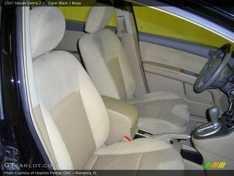Super Black / Beige 2007 Nissan Sentra 2.0
