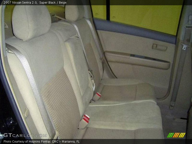 Super Black / Beige 2007 Nissan Sentra 2.0