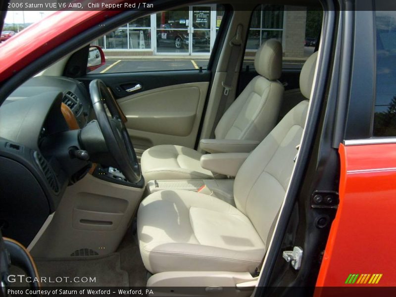 Chili Pepper Red / Tan 2006 Saturn VUE V6 AWD