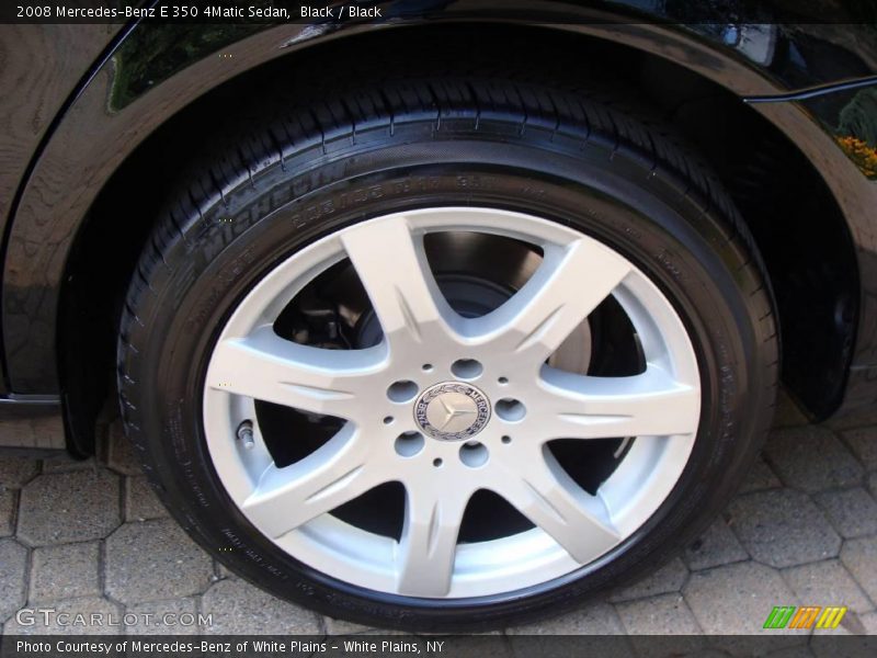 Black / Black 2008 Mercedes-Benz E 350 4Matic Sedan