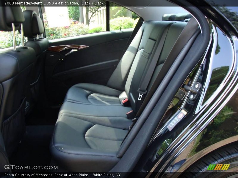 Black / Black 2008 Mercedes-Benz E 350 4Matic Sedan