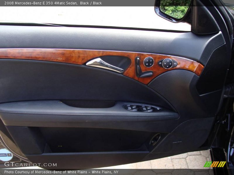 Black / Black 2008 Mercedes-Benz E 350 4Matic Sedan