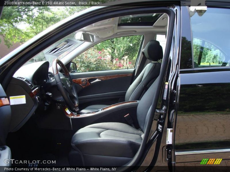 Black / Black 2008 Mercedes-Benz E 350 4Matic Sedan