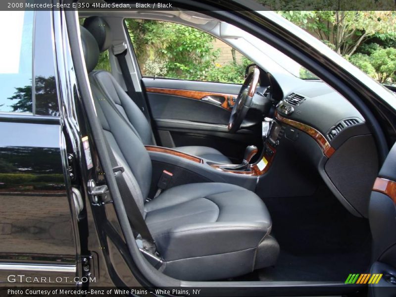 Black / Black 2008 Mercedes-Benz E 350 4Matic Sedan