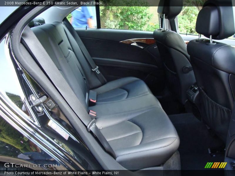 Black / Black 2008 Mercedes-Benz E 350 4Matic Sedan