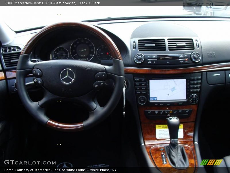 Black / Black 2008 Mercedes-Benz E 350 4Matic Sedan