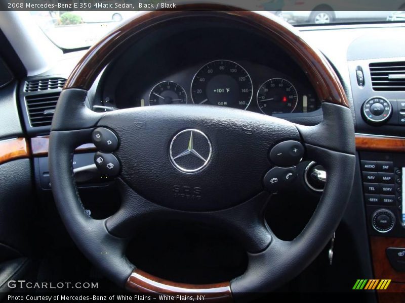 Black / Black 2008 Mercedes-Benz E 350 4Matic Sedan