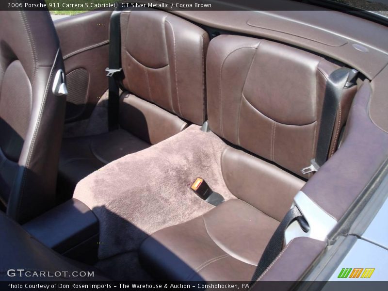 GT Silver Metallic / Cocoa Brown 2006 Porsche 911 Carrera S Cabriolet