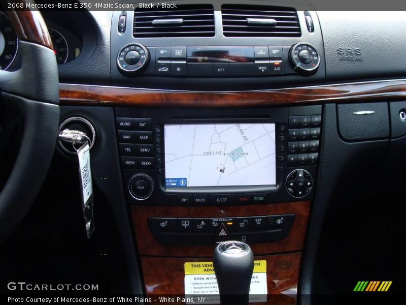 Black / Black 2008 Mercedes-Benz E 350 4Matic Sedan