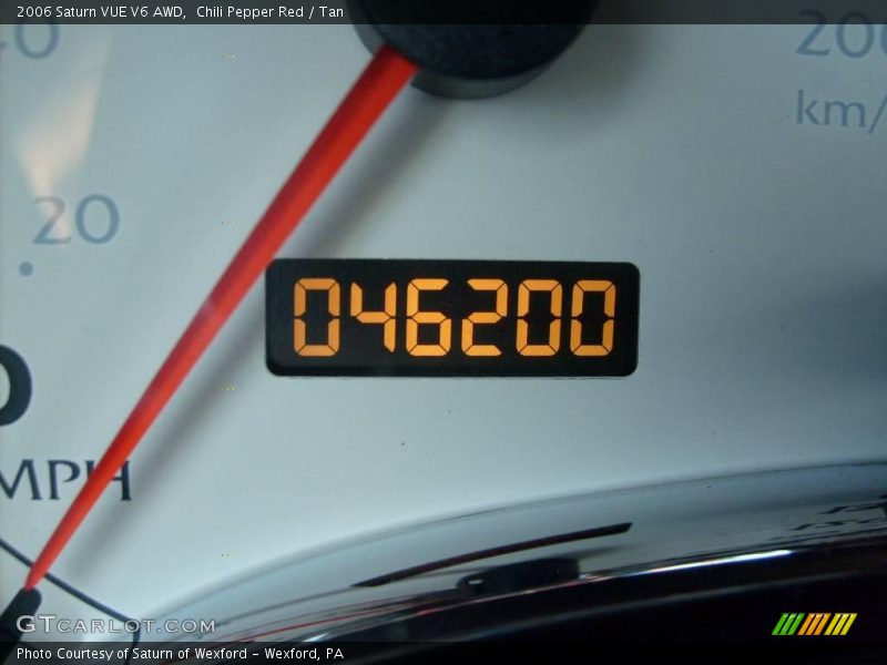 Chili Pepper Red / Tan 2006 Saturn VUE V6 AWD