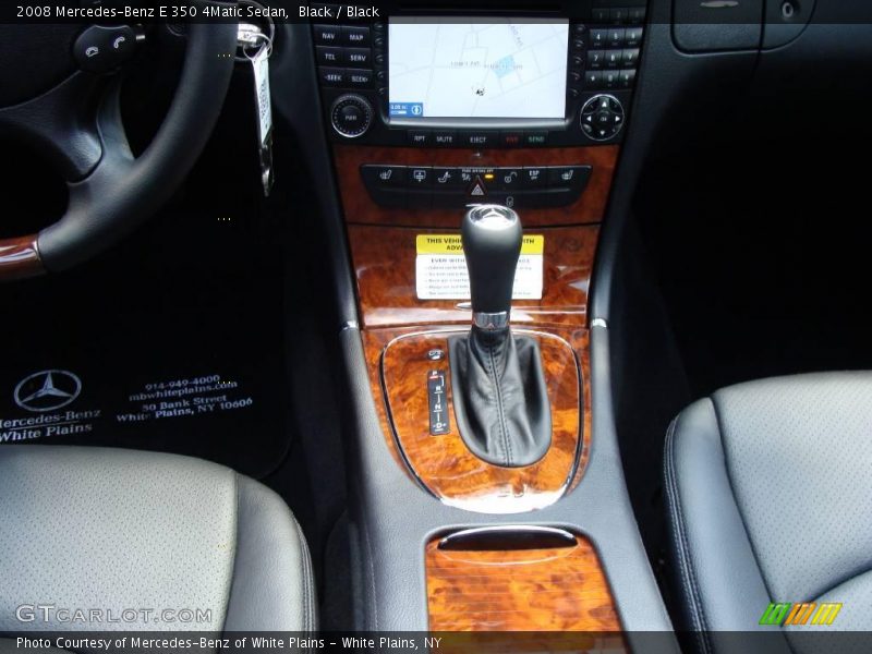 Black / Black 2008 Mercedes-Benz E 350 4Matic Sedan
