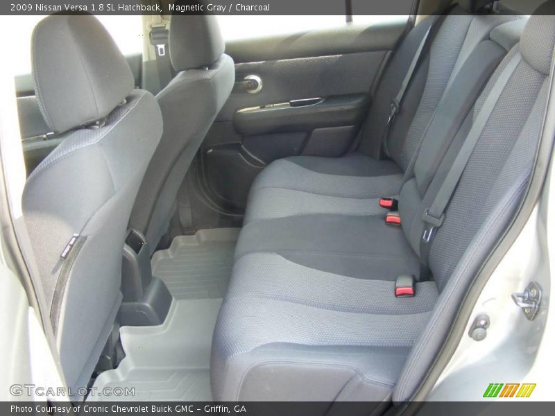 Magnetic Gray / Charcoal 2009 Nissan Versa 1.8 SL Hatchback