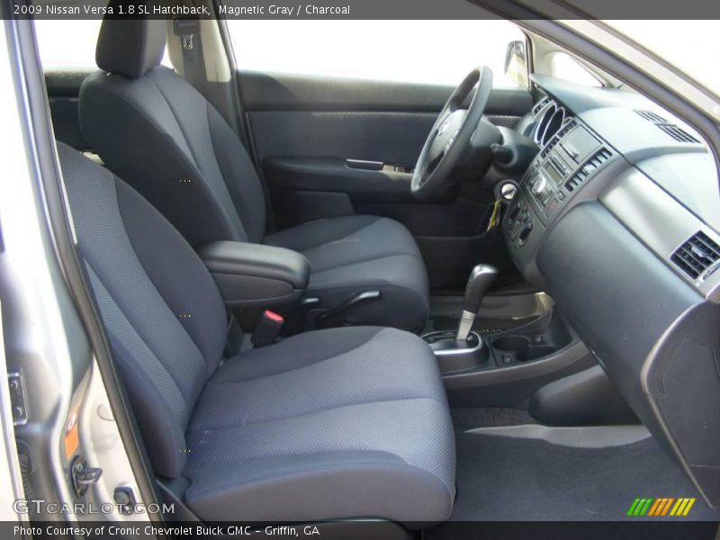 Magnetic Gray / Charcoal 2009 Nissan Versa 1.8 SL Hatchback