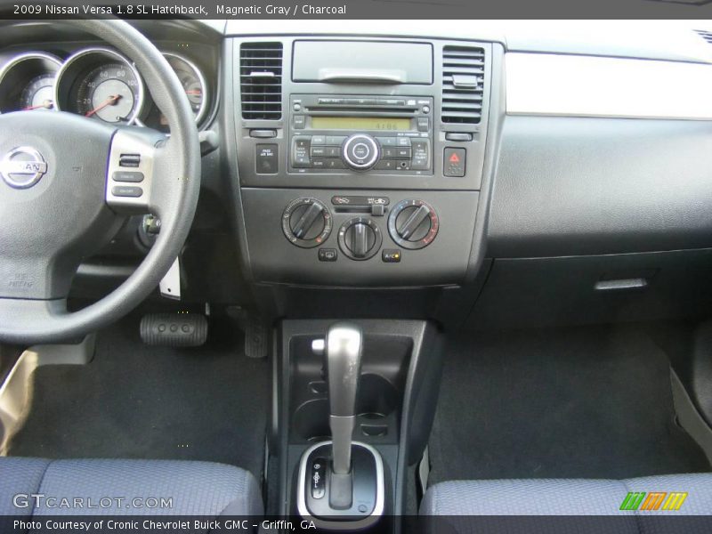 Magnetic Gray / Charcoal 2009 Nissan Versa 1.8 SL Hatchback