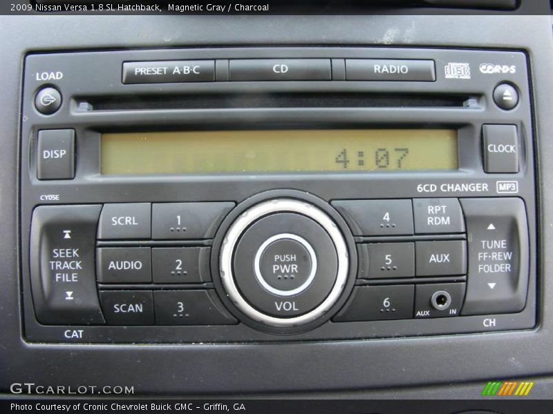 Magnetic Gray / Charcoal 2009 Nissan Versa 1.8 SL Hatchback