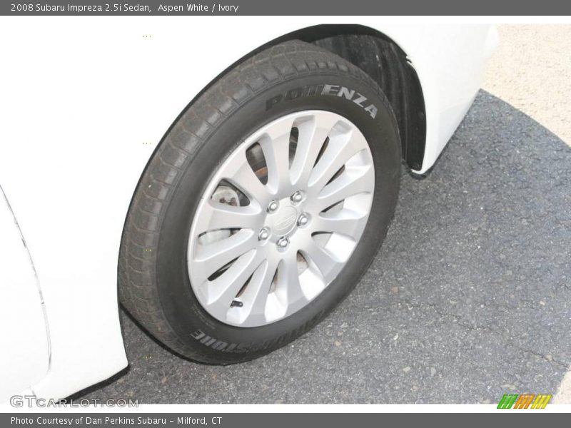 Aspen White / Ivory 2008 Subaru Impreza 2.5i Sedan