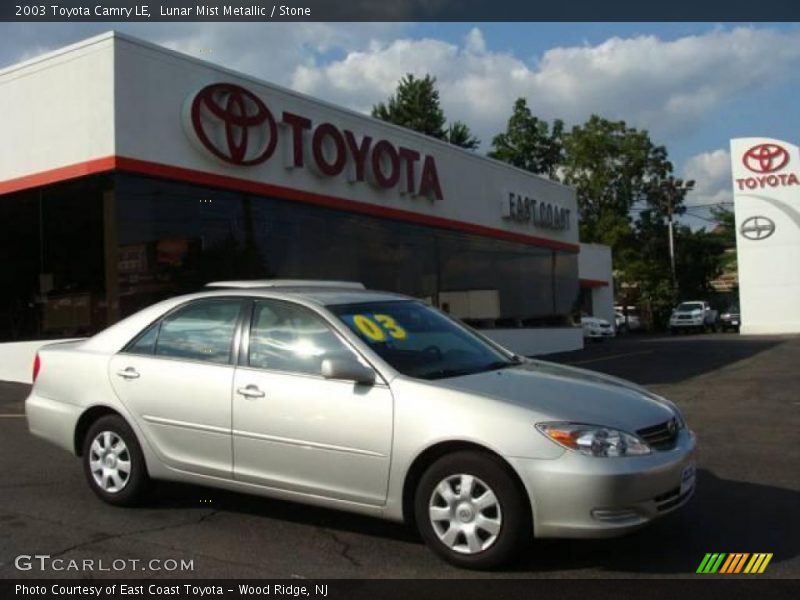 Lunar Mist Metallic / Stone 2003 Toyota Camry LE