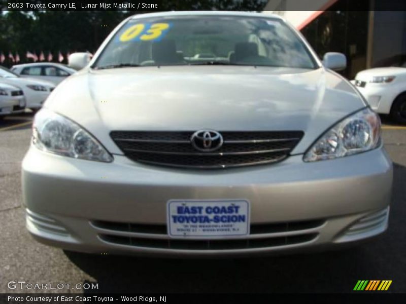 Lunar Mist Metallic / Stone 2003 Toyota Camry LE