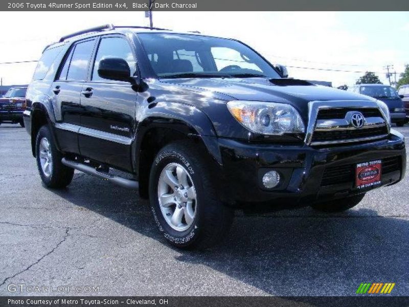 Black / Dark Charcoal 2006 Toyota 4Runner Sport Edition 4x4