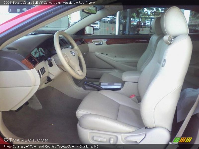 Absolutely Red / Ivory 2006 Toyota Solara SLE V6 Convertible