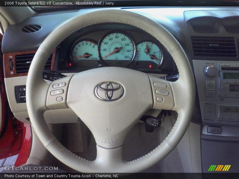 Absolutely Red / Ivory 2006 Toyota Solara SLE V6 Convertible