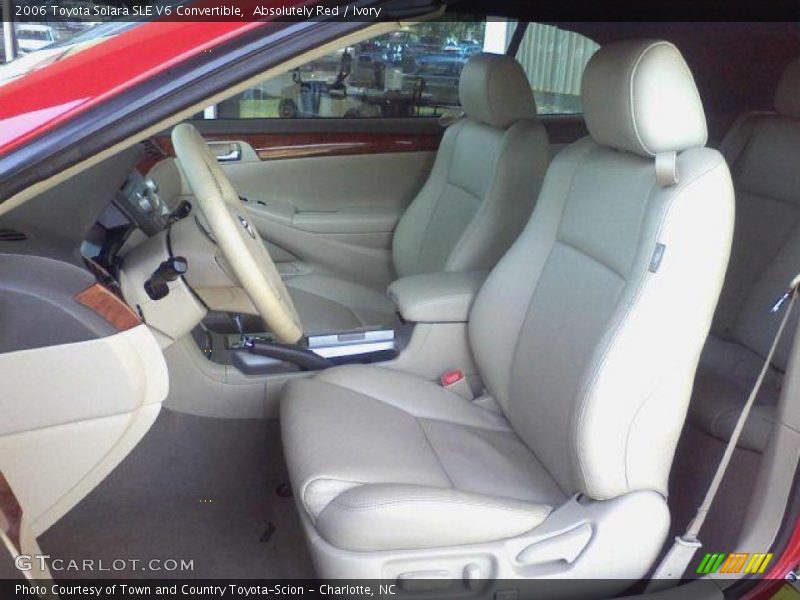 Absolutely Red / Ivory 2006 Toyota Solara SLE V6 Convertible