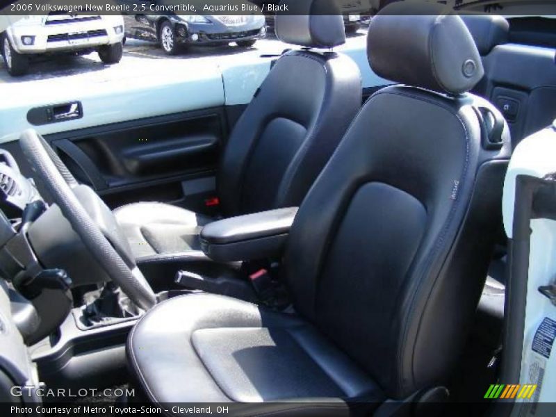Aquarius Blue / Black 2006 Volkswagen New Beetle 2.5 Convertible