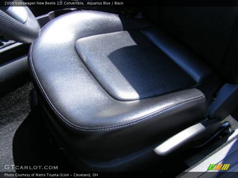 Aquarius Blue / Black 2006 Volkswagen New Beetle 2.5 Convertible